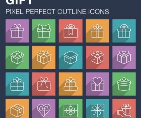 Gift outline icon