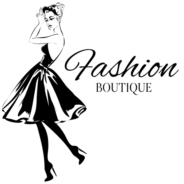 Girl with fashion boutique illustration vector 05 free download