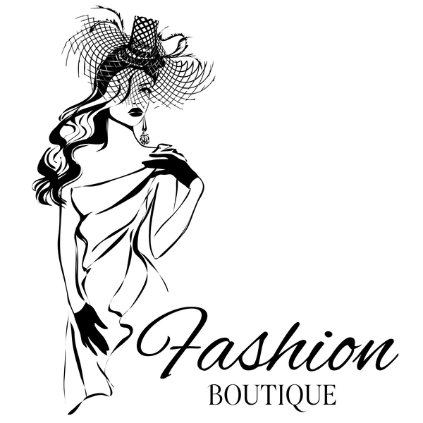 Girl with fashion boutique illustration vector 08