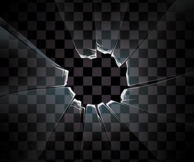 Glass broken background illustration vector 02