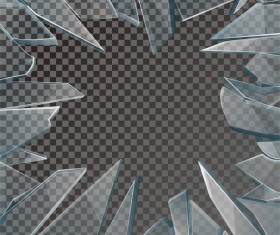 Glass broken background illustration vector 04