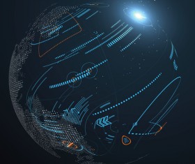 Globalization technology concept vectors background 03