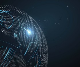 Globalization technology concept vectors background 05