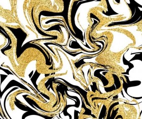 Golden with black marble textured background vector 01