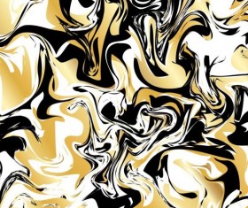 Golden with black marble textured background vector 03