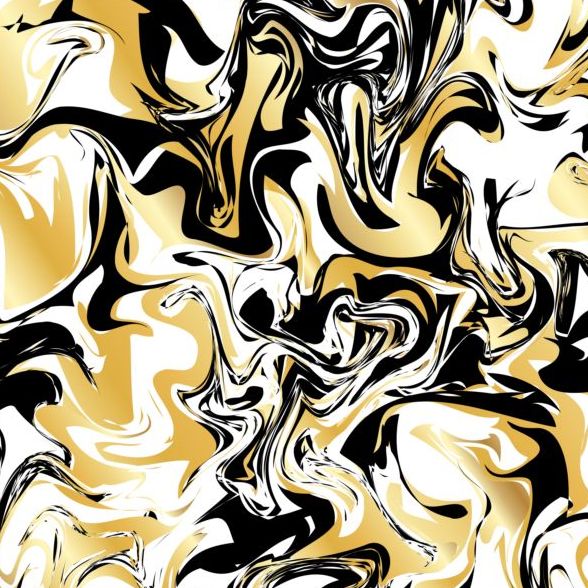 Golden with black marble textured background vector 03