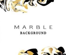 Golden with black marble textured background vector 05