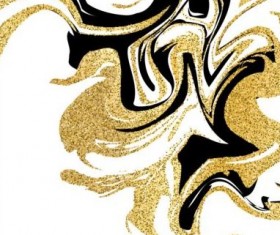 Golden with black marble textured background vector 06