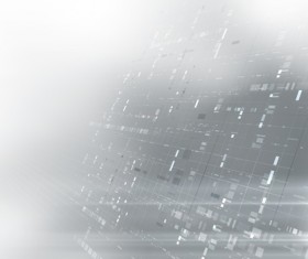 Gray futuristic tech background vector 03