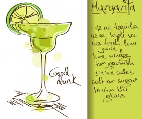 Hand drawn drank poster vectors 05