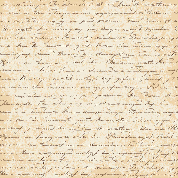 Handwriting vintage background vector