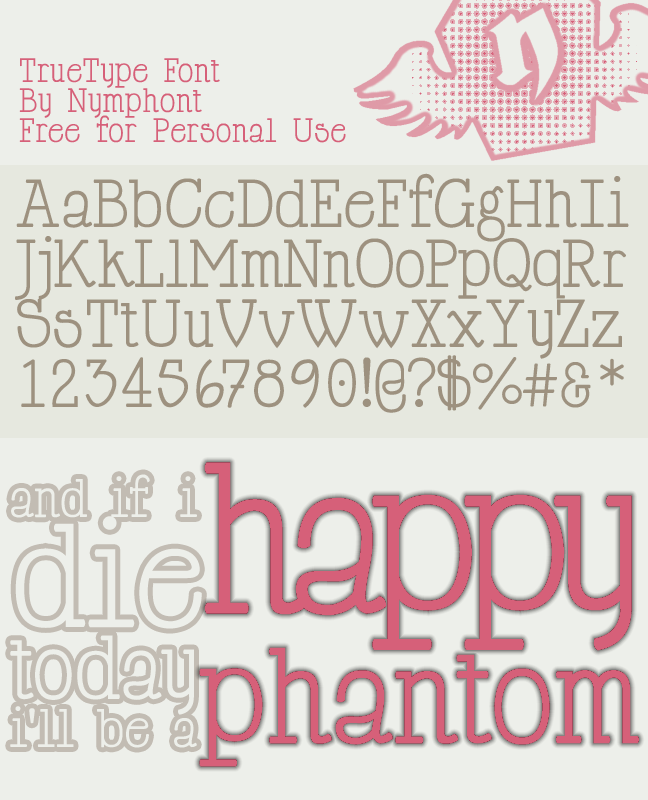 Happy Phantom Font