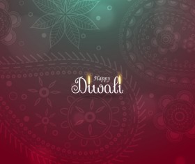 Happy diwali creative vector background