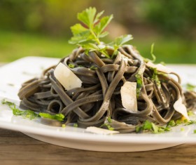 Homemade pasta Stock Photo