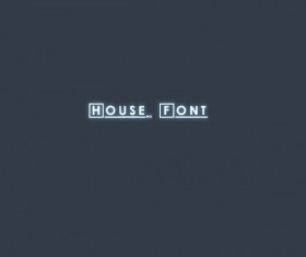 House M.D. font