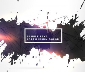 Ink grunge background abstract vector 05