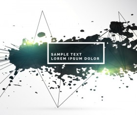 Ink grunge background abstract vector 09