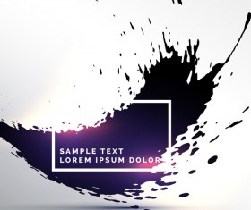 Ink grunge background abstract vector 11