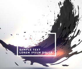 Ink grunge background abstract vector 13