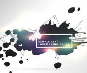 Ink grunge background abstract vector 14