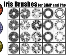 Iris photoshop brushes