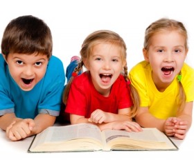 Learning children Stock Photo