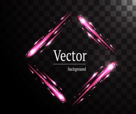 Light effect frame illustration vector 01