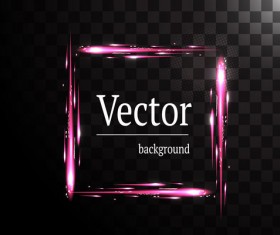 Light effect frame illustration vector 03