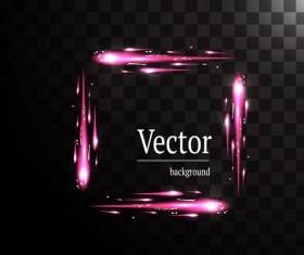 Light effect frame illustration vector 05
