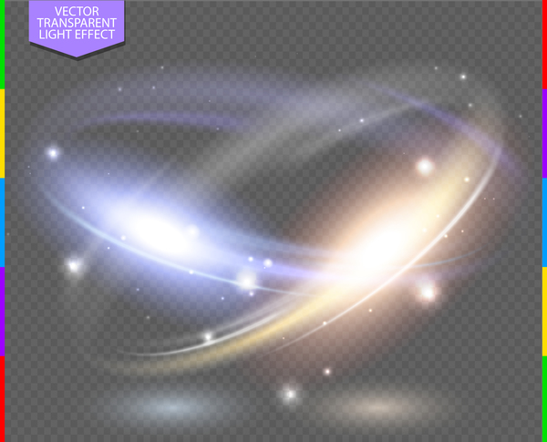 Light transparennt effect illustration vector 01