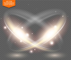 Light transparennt effect illustration vector 02
