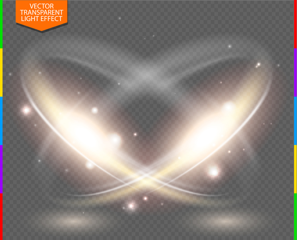 Light transparennt effect illustration vector 02