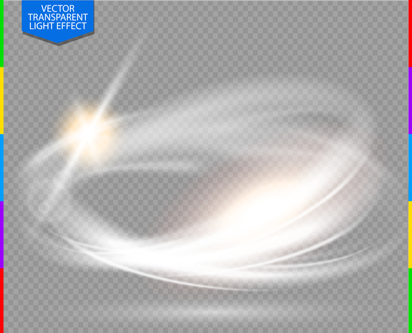 Light transparennt effect illustration vector 04