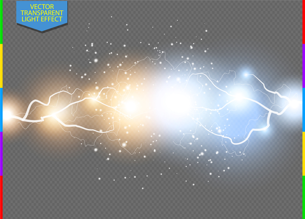 Light transparennt effect illustration vector 09