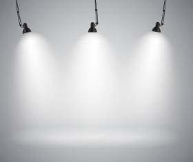 Lighting lamps effect vector background illustration 01