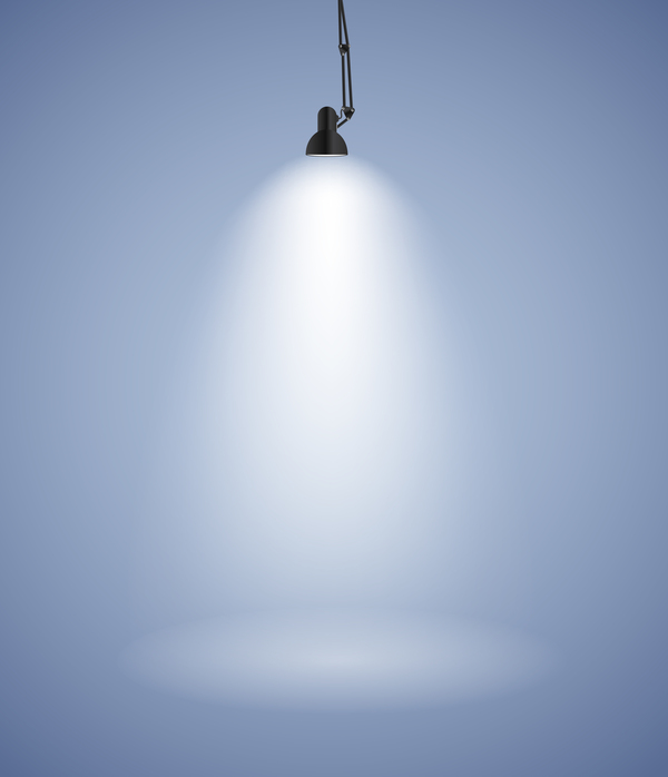 Lighting lamps effect vector background illustration 02