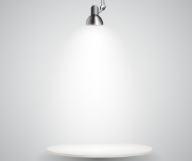 Lighting lamps effect vector background illustration 09