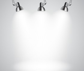 Lighting lamps effect vector background illustration 10