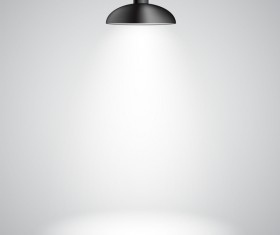 Lighting lamps effect vector background illustration 12