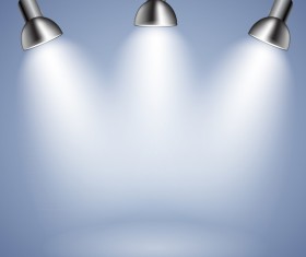 Lighting lamps effect vector background illustration 13