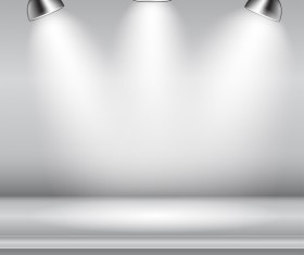 Lighting lamps effect vector background illustration 14