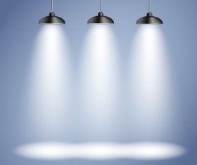 Lighting lamps effect vector background illustration 17