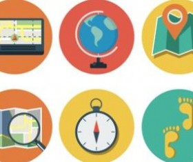 Location vintage icons