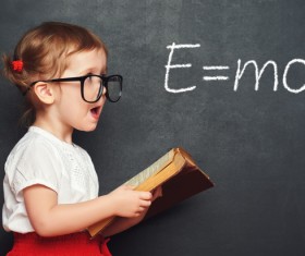 Lovely children learn Stock Photo