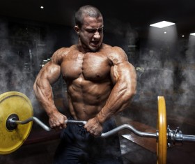 Man wild beauty Stock Photo 01