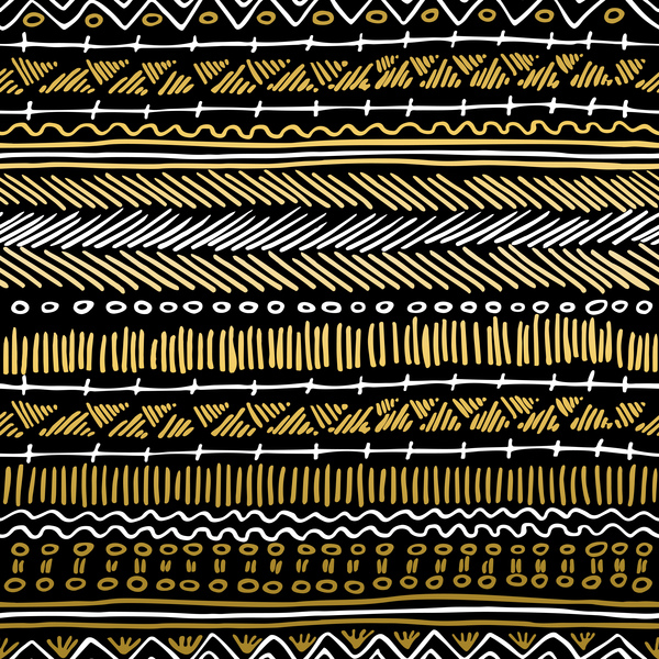 Memphis pattern gold seamless pattern vector 01
