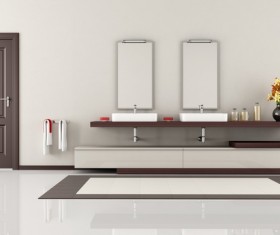 Modern bathroom design Stock Photo 05