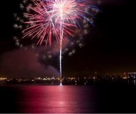 New Year fireworks around the world Stock Photo 03