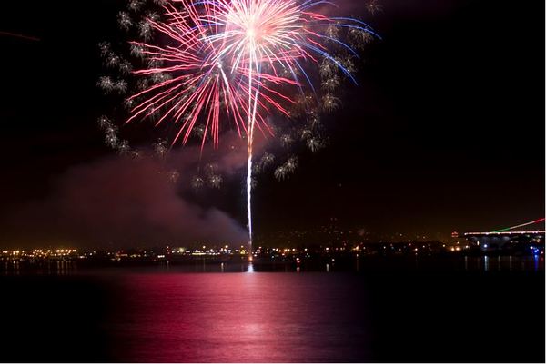 New Year fireworks around the world Stock Photo 03