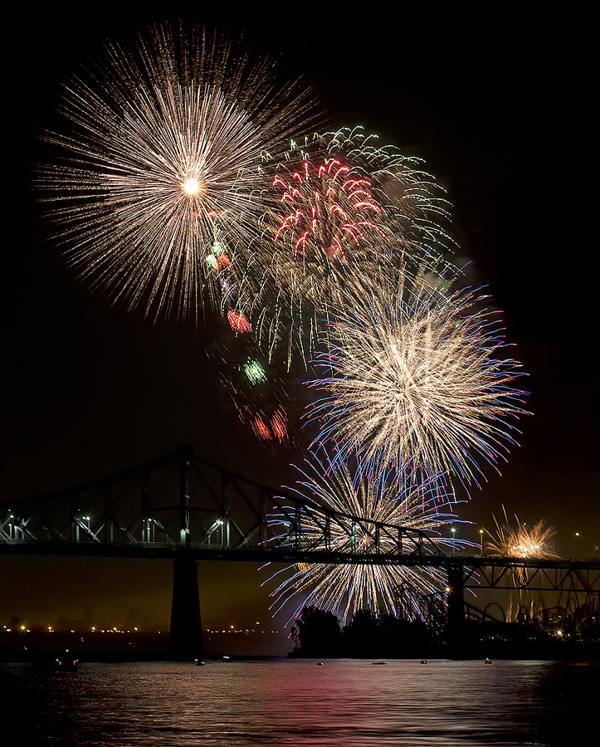 New Year fireworks around the world Stock Photo 06